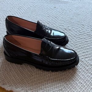 J. Crew Black Loafers
